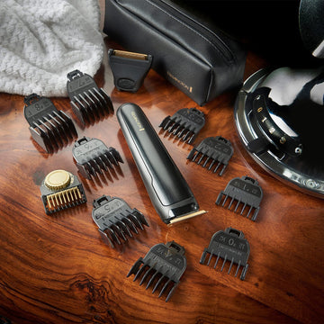Remington T-Series Men's Hair Clipper and Beard Trimmer Kit - Cordless Professional Grooming Kit with 11 Attachments - MB7050