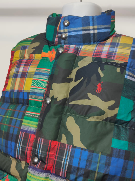 Polo Ralph Lauren Patchwork Down Puffer Gilet