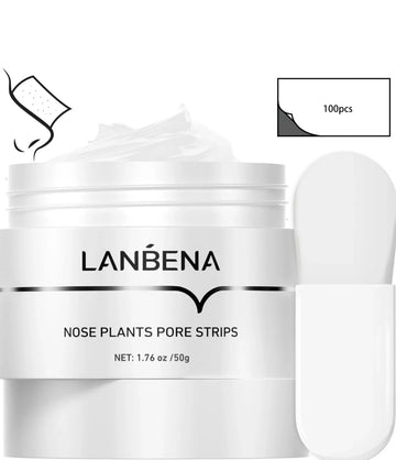Lanbena Blackhead Remover Cream Facial Nose Mask Plant Pore Acne Peel Off