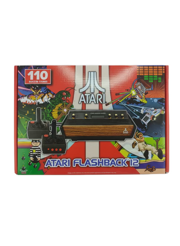 Atari Flashback 12 Retro Gaming Console with 110 Built-in Classic Games