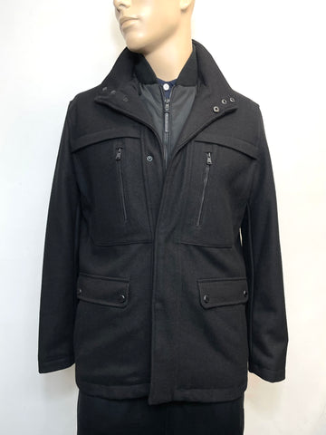 Michael Kors Men's Wool-Blend Pea Coat Jacket