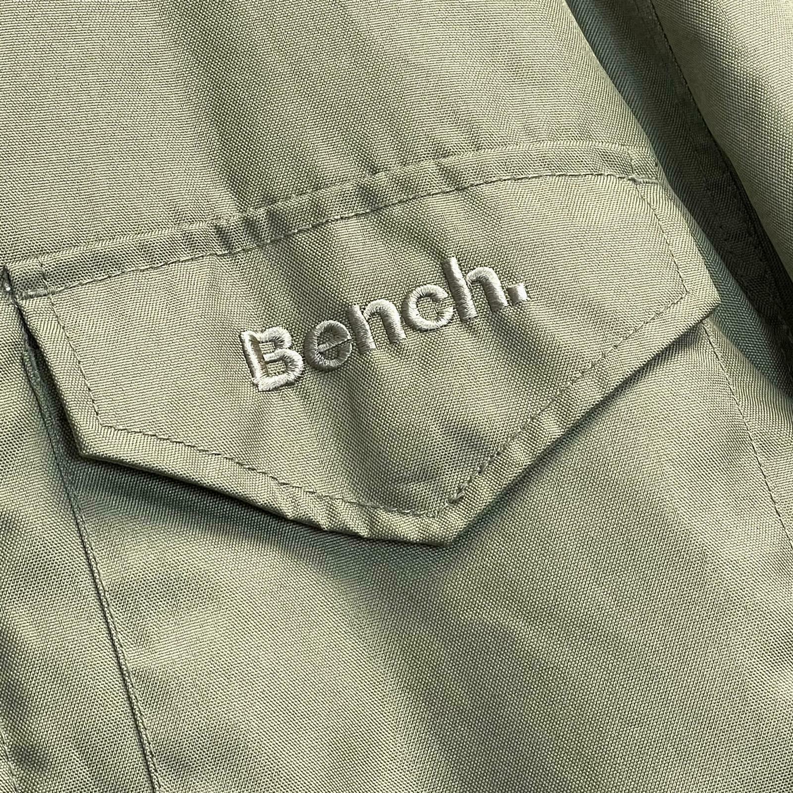 Bench Mens Overcoat Military Jacket Khaki Green Bench 