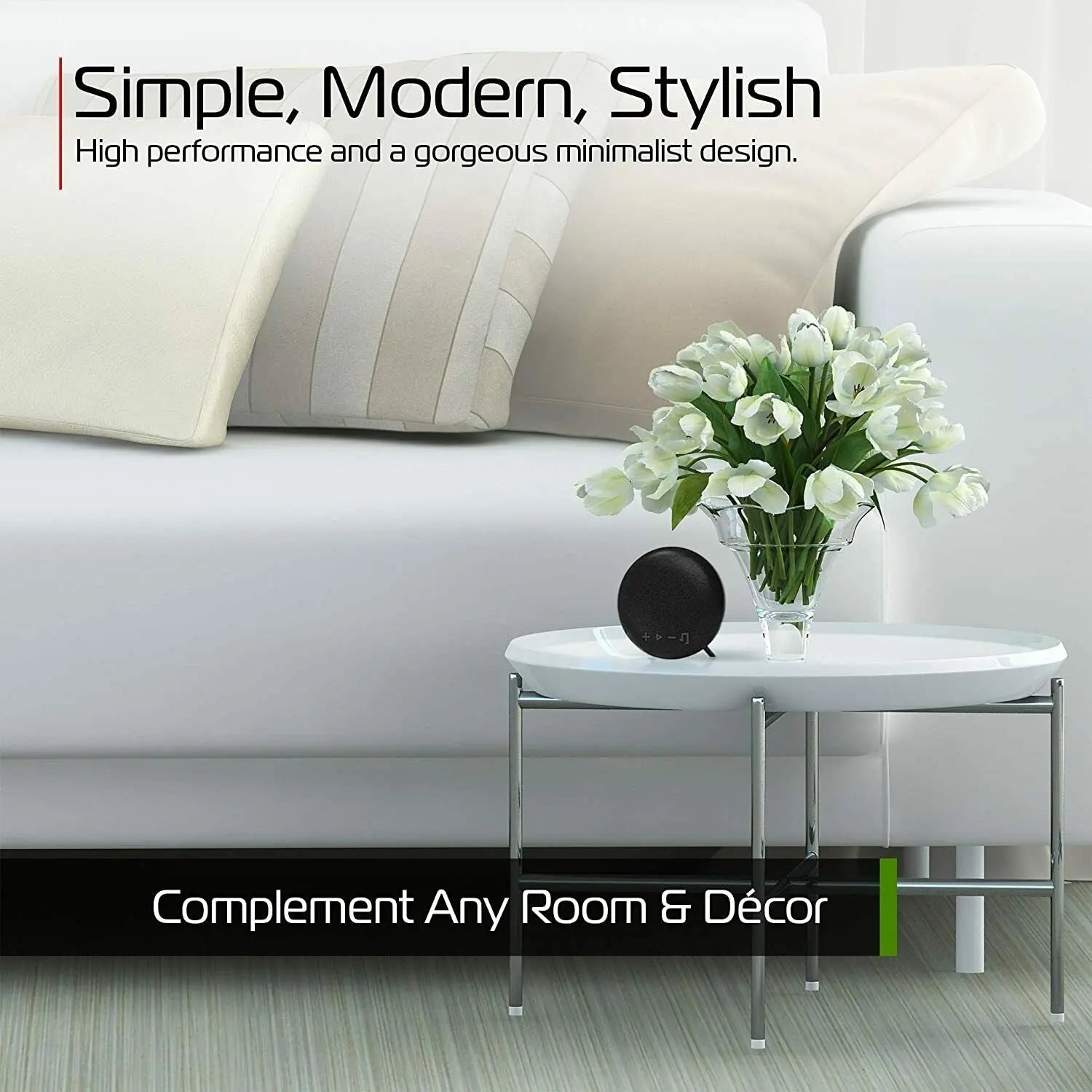 Tzumi Deco Series Bluetooth Wireless Portable Speaker in Black Tzumi 